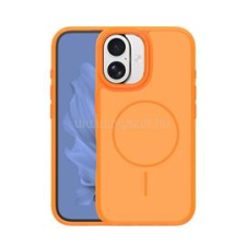 Gigapack Szilikon telefonvédő (műanyag hátlap, ütésállóság, légpárnás sarok, kameravédő, MagSafe) NARANCSSÁRGA (GP-181544) tok és táska
