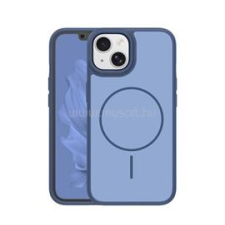 Gigapack Szilikon telefonvédő (műanyag hátlap, ütésállóság, légpárnás sarok, kameravédő, MagSafe) SÖTÉTKÉK (GP-181569) tok és táska