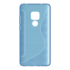 Gigapack Szilikon telefonvédő (S-line, karbon minta) KÉK [Huawei Mate 20] (5996457828739) tok és táska