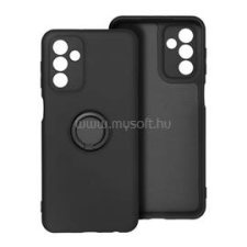 Gigapack Szilikon telefonvédő (tartógyűrű, mikrofiber plüss belső, mágneses, kameravédő) FEKETE (GP-166367) tok és táska