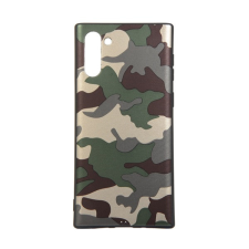 Gigapack Szilikon telefonvédő (terep minta) SÖTÉTZÖLD tok és táska