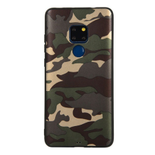 Gigapack Szilikon telefonvédő (terep minta) ZÖLD [Huawei Mate 20] (5996457856688) tok és táska