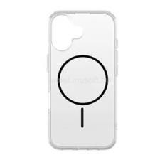 Gigapack Szilikon telefonvédő (ultravékony, műanyag hátlap, MagSafe, légpárnás sarok) FEKETE (GP-171551) tok és táska