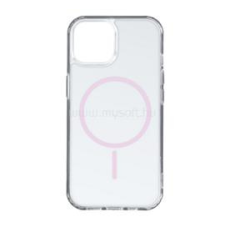 Gigapack Szilikon telefonvédő (ultravékony, műanyag hátlap, MagSafe, légpárnás sarok) RÓZSASZÍN (GP-171559) tok és táska