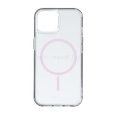 Gigapack Szilikon telefonvédő (ultravékony, műanyag hátlap, MagSafe, légpárnás sarok) RÓZSASZÍN (GP-173609) tok és táska