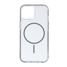 Gigapack Szilikon telefonvédő (ultravékony, műanyag hátlap, MagSafe, légpárnás sarok) SÖTÉTSZÜRKE Apple iPhone 16 tok és táska