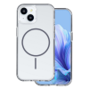 Gigapack Szilikon telefonvédő (ultravékony, műanyag hátlap, MagSafe, légpárnás sarok) SÖTÉTSZÜRKE Apple iPhone 16e