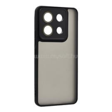 Gigapack Szilikon telefonvédő (ütésállóság, akril hátlap, kameravédő) FEKETE (GP-153329) tok és táska