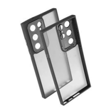 Gigapack Szilikon telefonvédő (ütésállóság, akril hátlap, kameravédő) FEKETE (GP-165107) tok és táska