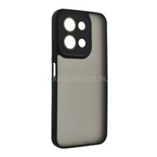 Gigapack Szilikon telefonvédő (ütésállóság, akril hátlap, kameravédő) FEKETE (GP-173995) tok és táska