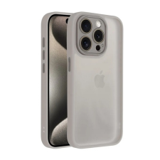 Gigapack Szilikon telefonvédő (ütésállóság, akril hátlap, kameravédő) VILÁGOSSZÜRKE Apple iPhone 16 Pro tok és táska