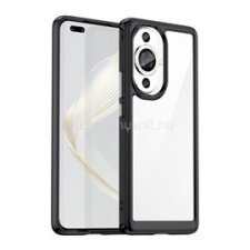 Gigapack Szilikon telefonvédő (ütésállóság, átlátszó hátlap) FEKETE (GP-146841) tok és táska