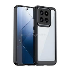 Gigapack Szilikon telefonvédő (ütésállóság, átlátszó hátlap) FEKETE (GP-155389) tok és táska