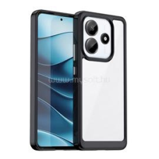 Gigapack Szilikon telefonvédő (ütésállóság, átlátszó hátlap) FEKETE (GP-166715) tok és táska
