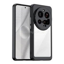 Gigapack Szilikon telefonvédő (ütésállóság, átlátszó hátlap) FEKETE (GP-167741) tok és táska
