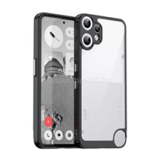 Gigapack Szilikon telefonvédő (ütésállóság, átlátszó hátlap) FEKETE (GP-176266) tok és táska