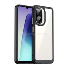 Gigapack Szilikon telefonvédő (ütésállóság, átlátszó hátlap) FEKETE (GP-179339) tok és táska