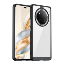 Gigapack Szilikon telefonvédő (ütésállóság, átlátszó hátlap) FEKETE Honor Magic7 Lite tok és táska