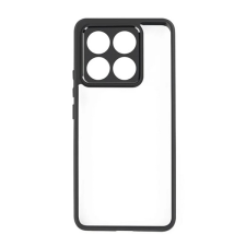 Gigapack Szilikon telefonvédő (ütésállóság, átlátszó hátlap) FEKETE Xiaomi 14T 5G tok és táska