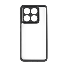 Gigapack Szilikon telefonvédő (ütésállóság, átlátszó hátlap) FEKETE Xiaomi 14T Pro 5G tok és táska