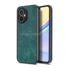 Gigapack Szilikon telefonvédő (ütésállóság, bőr hatású hátlap, kameravédő) SÖTÉTZÖLD (GP-171927) tok és táska