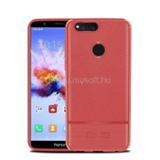Gigapack Szilikon telefonvédő (ütésállóság, bőr hatású, szálcsiszolt) PIROS (GP-76891) tok és táska