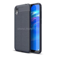 Gigapack Szilikon telefonvédő (ütésállóság, bőr hatású, varrás minta) SÖTÉTKÉK (GP-88628) tok és táska