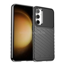 Gigapack Szilikon telefonvédő (ütésállóság, csíkos, dombor minta) FEKETE (GP-148385) tok és táska