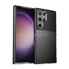 Gigapack Szilikon telefonvédő (ütésállóság, csíkos, dombor minta) FEKETE (GP-150927) tok és táska