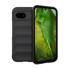 Gigapack Szilikon telefonvédő (ütésállóság, kameravédő, 3D) FEKETE Google Pixel 8a tok és táska