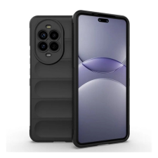 Gigapack Szilikon telefonvédő (ütésállóság, kameravédő, 3D) FEKETE Huawei Nova 13 Pro tok és táska