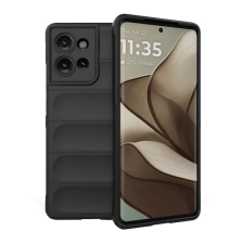 Gigapack Szilikon telefonvédő (ütésállóság, kameravédő, 3D) FEKETE Motorola Edge 50 5G tok és táska
