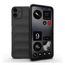 Gigapack Szilikon telefonvédő (ütésállóság, kameravédő, 3D) FEKETE Nothing CMF Phone 1 tok és táska