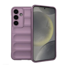 Gigapack Szilikon telefonvédő (ütésállóság, kameravédő, 3D) LILA Samsung Galaxy S25 (SM-S931) tok és táska