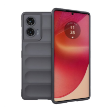 Gigapack Szilikon telefonvédő (ütésállóság, kameravédő, 3D) SÖTÉTSZÜRKE Motorola Edge 50 Fusion 5G tok és táska