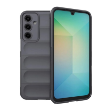 Gigapack Szilikon telefonvédő (ütésállóság, kameravédő, 3D) SÖTÉTSZÜRKE Samsung Galaxy A26 5G (SM-A266) tok és táska