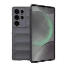 Gigapack Szilikon telefonvédő (ütésállóság, kameravédő, 3D) SÖTÉTSZÜRKE Samsung Galaxy S25 Ultra (SM-S938) tok és táska