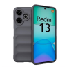 Gigapack Szilikon telefonvédő (ütésállóság, kameravédő, 3D) SÖTÉTSZÜRKE Xiaomi Redmi 13 4G "Gigapack csomagolás" (GP-159577) (GP-159577)