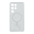 Gigapack Szilikon telefonvédő (ütésállóság, légpárnás sarok, MagSafe, csillámporos) ÁTLÁTSZÓ Samsung Galaxy S25 Ultra (SM-S938)