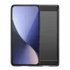 Gigapack Szilikon telefonvédő (ütésállóság, légpárnás sarok, szálcsiszolt, karbon minta) FEKETE Google Pixel 10 Pro XL