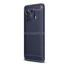 Gigapack Szilikon telefonvédő (ütésállóság, légpárnás sarok, szálcsiszolt, karbon minta) SÖTÉTKÉK (GP-108291) tok és táska