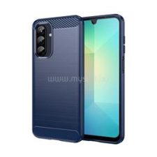 Gigapack Szilikon telefonvédő (ütésállóság, légpárnás sarok, szálcsiszolt, karbon minta) SÖTÉTKÉK (GP-167085) tok és táska