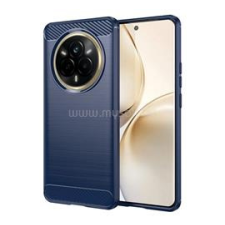 Gigapack Szilikon telefonvédő (ütésállóság, légpárnás sarok, szálcsiszolt, karbon minta) SÖTÉTKÉK (GP-168657) tok és táska