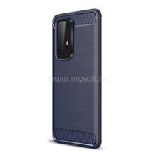 Gigapack Szilikon telefonvédő (ütésállóság, légpárnás sarok, szálcsiszolt, karbon minta) SÖTÉTKÉK (GP-94977) tok és táska