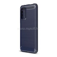 Gigapack Szilikon telefonvédő (ütésállóság, légpárnás sarok, szálcsiszolt, karbon minta) SÖTÉTKÉK (GP-99239) tok és táska