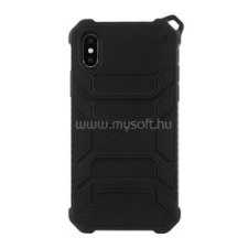 Gigapack Szilikon telefonvédő (ütésállóság, lyukacsos, nyakba akasztható) FEKETE (GP-73382) tok és táska