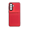 Gigapack Szilikon telefonvédő ütésállóság mágneses bőr hatású csíkos Samsung Galaxy A57 5G piros GP-182912