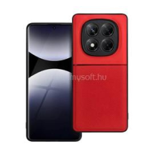 Gigapack Szilikon telefonvédő (ütésállóság, mágneses, bőr hatású hátlap, csíkos) PIROS (GP-167567) tok és táska