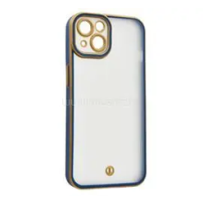 Gigapack Szilikon telefonvédő (ütésállóság, matt, műanyag hátlap, kameravédő) ARANY/SÖTÉTKÉK (GP-177611) tok és táska