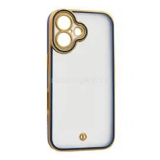 Gigapack Szilikon telefonvédő (ütésállóság, matt, műanyag hátlap, kameravédő) ARANY/SÖTÉTKÉK (GP-177613) tok és táska